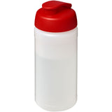 Borraccia sportiva Baseline® Plus da 500 ml con coperchio a scatto personalizzato con logo - Pubblienne
