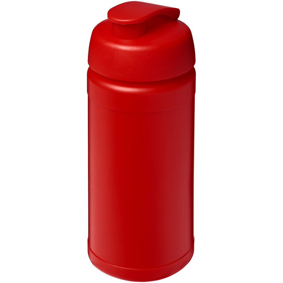 Borraccia sportiva Baseline® Plus da 500 ml con coperchio a scatto personalizzato con logo - Pubblienne
