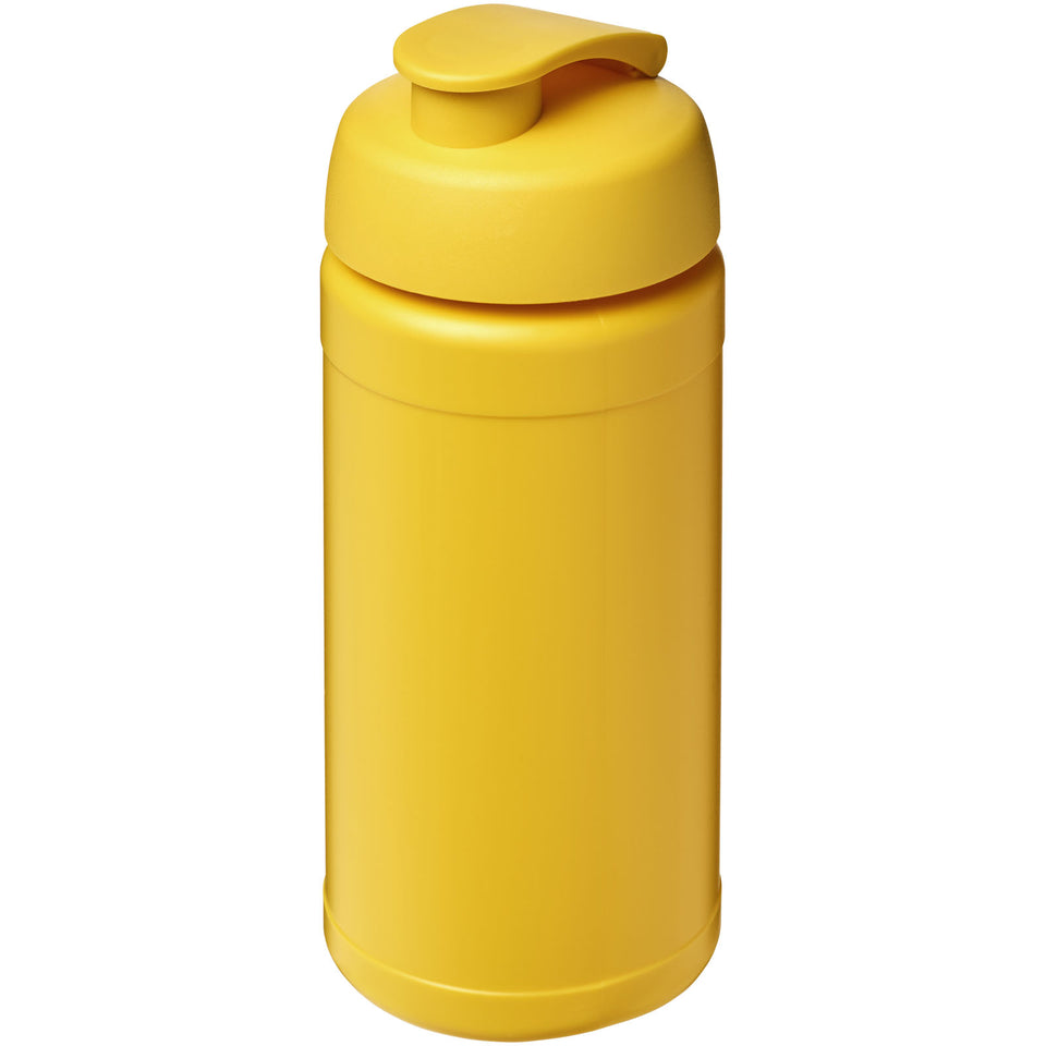 Borraccia sportiva Baseline® Plus da 500 ml con coperchio a scatto personalizzato con logo - Pubblienne