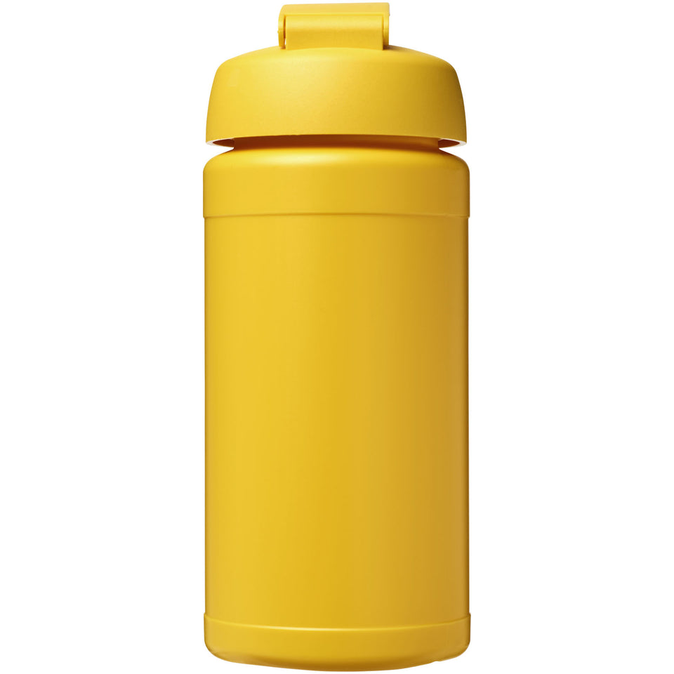 Borraccia sportiva Baseline® Plus da 500 ml con coperchio a scatto personalizzato con logo - Pubblienne