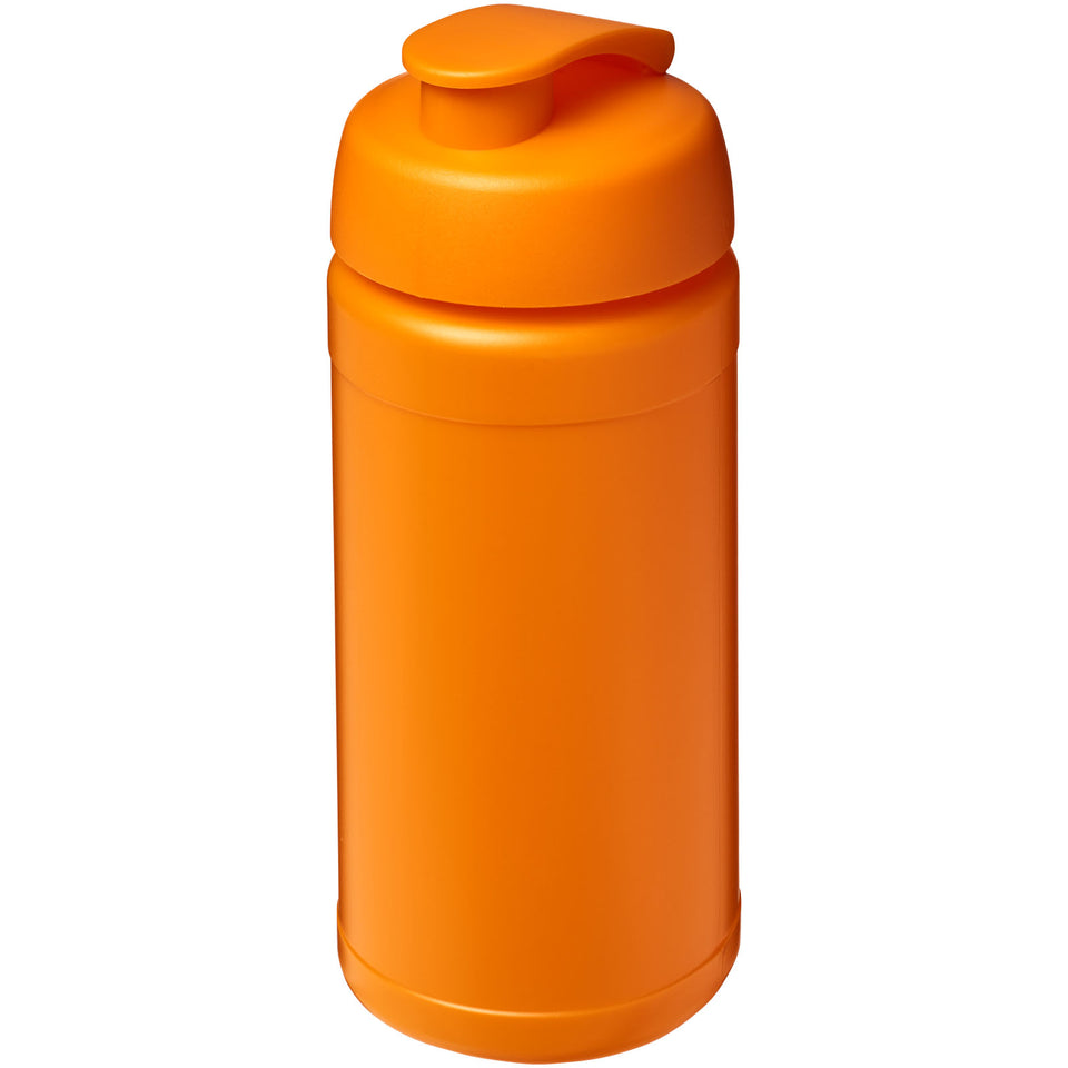 Borraccia sportiva Baseline® Plus da 500 ml con coperchio a scatto personalizzato con logo - Pubblienne