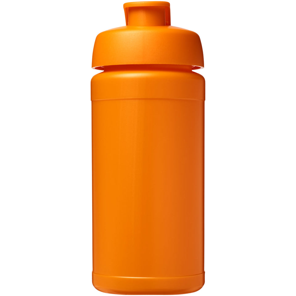 Borraccia sportiva Baseline® Plus da 500 ml con coperchio a scatto personalizzato con logo - Pubblienne