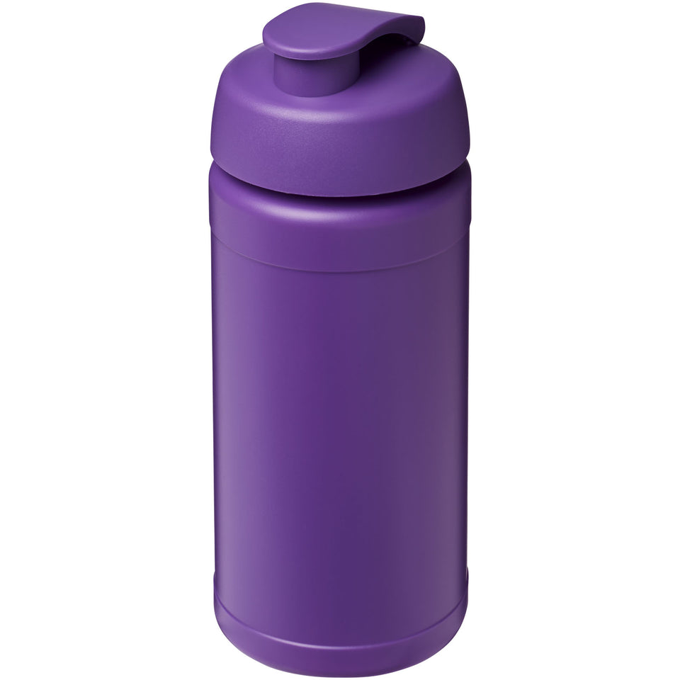 Borraccia sportiva Baseline® Plus da 500 ml con coperchio a scatto personalizzato con logo - Pubblienne