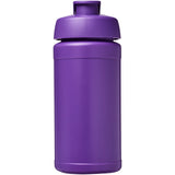 Borraccia sportiva Baseline® Plus da 500 ml con coperchio a scatto personalizzato con logo - Pubblienne