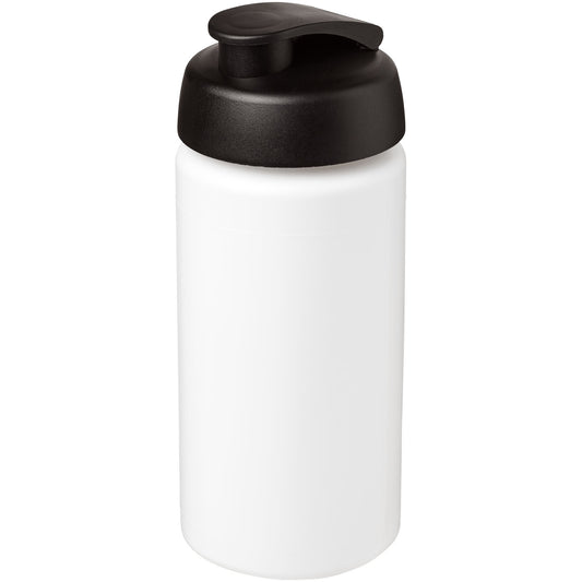 Borraccia sportiva Baseline® Plus da 500 ml con impugnatura e coperchio a scatto personalizzato con logo - Pubblienne