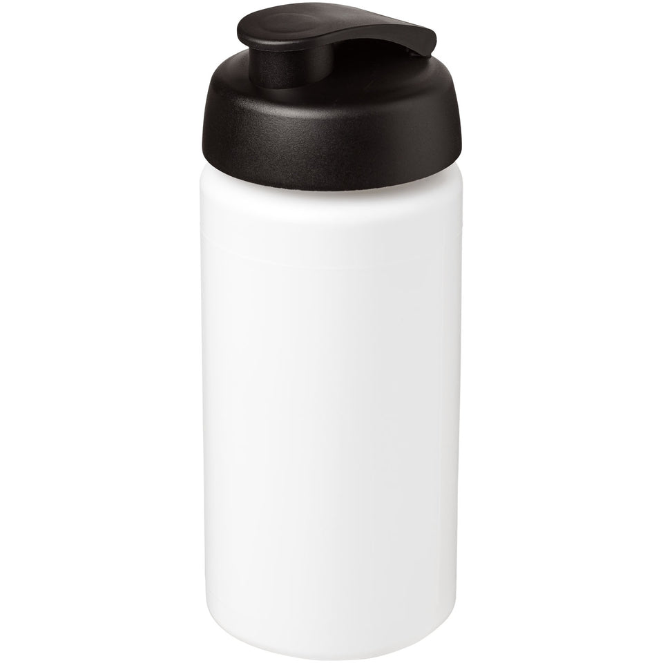 Borraccia sportiva Baseline® Plus da 500 ml con impugnatura e coperchio a scatto personalizzato con logo - Pubblienne