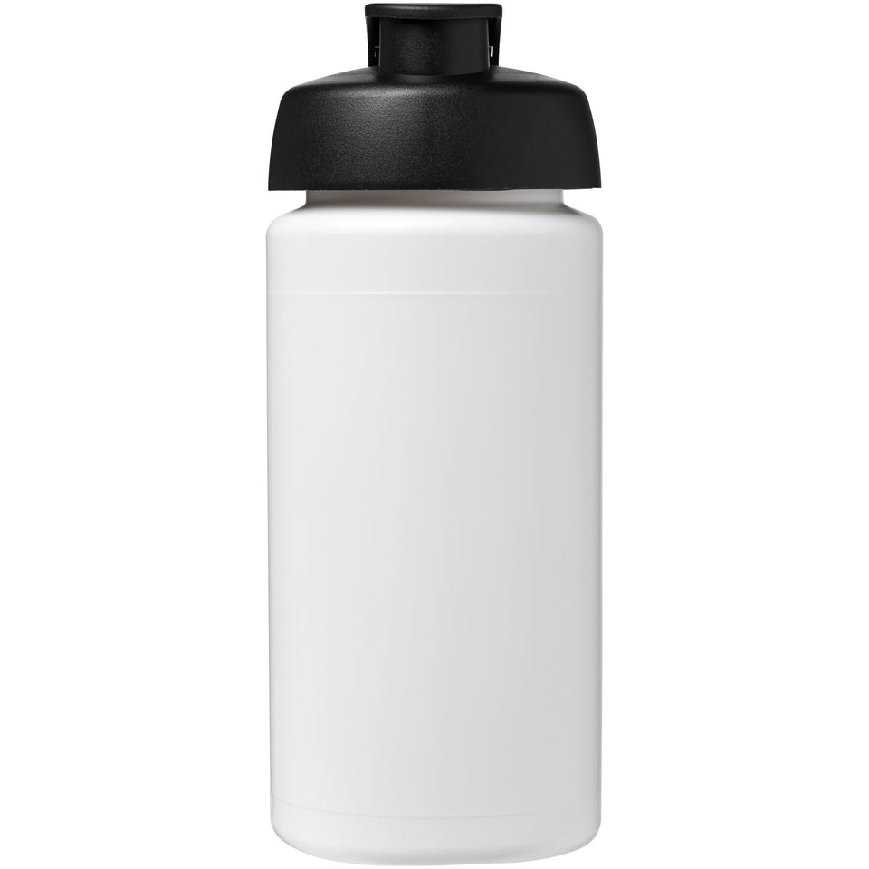 Borraccia sportiva Baseline® Plus da 500 ml con impugnatura e coperchio a scatto personalizzato con logo - Pubblienne