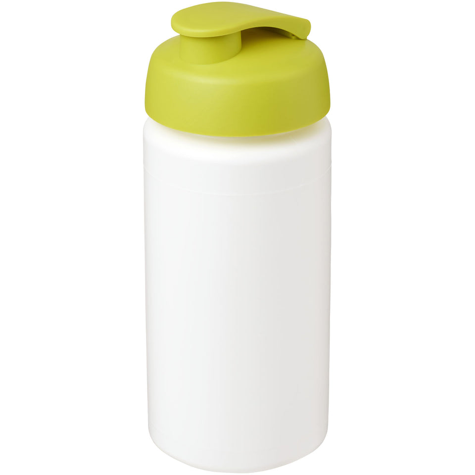 Borraccia sportiva Baseline® Plus da 500 ml con impugnatura e coperchio a scatto personalizzato con logo - Pubblienne