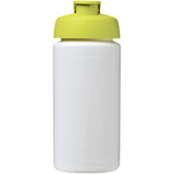 Borraccia sportiva Baseline® Plus da 500 ml con impugnatura e coperchio a scatto personalizzato con logo - Pubblienne