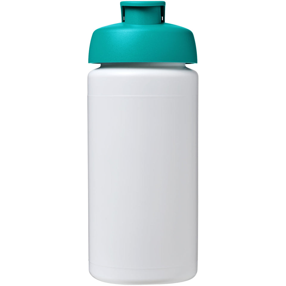 Borraccia sportiva Baseline® Plus da 500 ml con impugnatura e coperchio a scatto personalizzato con logo - Pubblienne