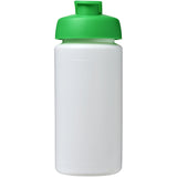 Borraccia sportiva Baseline® Plus da 500 ml con impugnatura e coperchio a scatto personalizzato con logo - Pubblienne