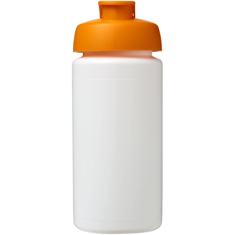 Borraccia sportiva Baseline® Plus da 500 ml con impugnatura e coperchio a scatto personalizzato con logo - Pubblienne