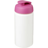 Borraccia sportiva Baseline® Plus da 500 ml con impugnatura e coperchio a scatto personalizzato con logo - Pubblienne