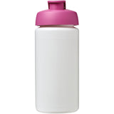 Borraccia sportiva Baseline® Plus da 500 ml con impugnatura e coperchio a scatto personalizzato con logo - Pubblienne