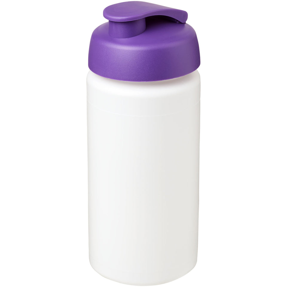 Borraccia sportiva Baseline® Plus da 500 ml con impugnatura e coperchio a scatto personalizzato con logo - Pubblienne