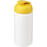 Borraccia sportiva Baseline® Plus da 500 ml con impugnatura e coperchio a scatto personalizzato con logo - Pubblienne