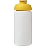 Borraccia sportiva Baseline® Plus da 500 ml con impugnatura e coperchio a scatto personalizzato con logo - Pubblienne