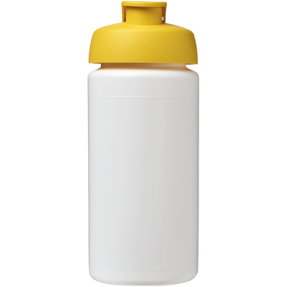 Borraccia sportiva Baseline® Plus da 500 ml con impugnatura e coperchio a scatto personalizzato con logo - Pubblienne