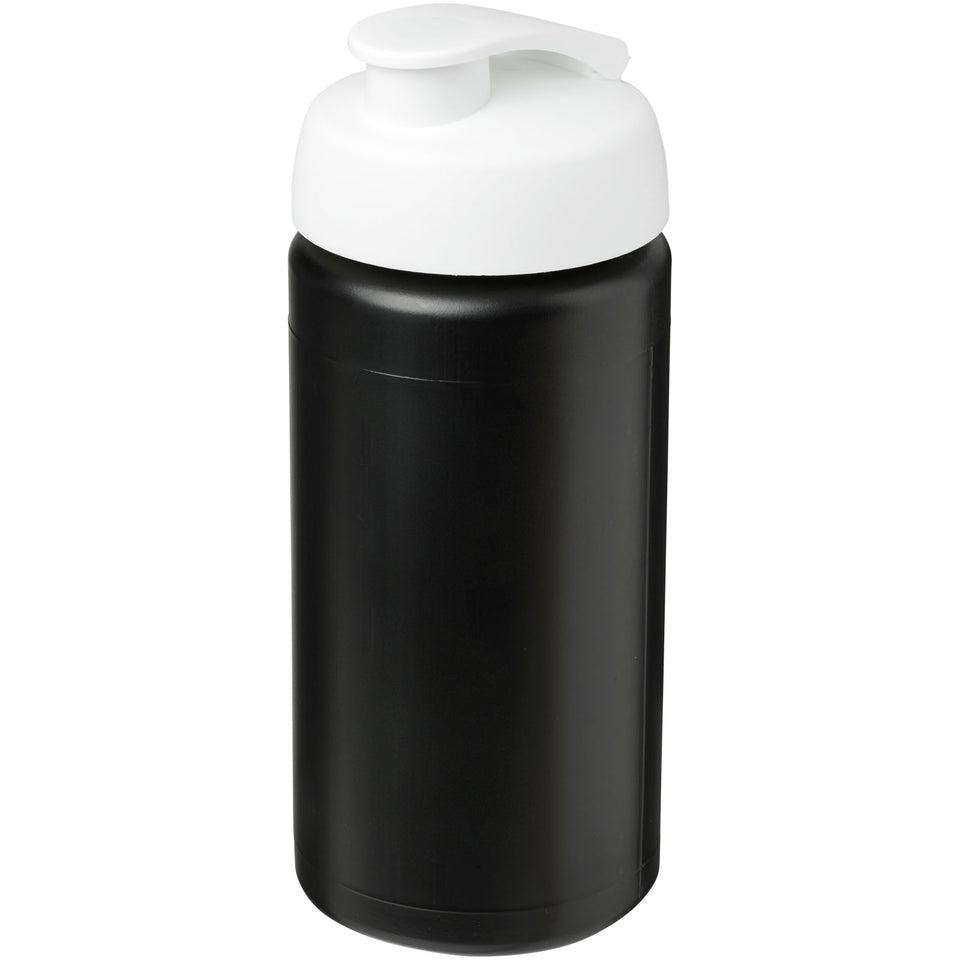 Borraccia sportiva Baseline® Plus da 500 ml con impugnatura e coperchio a scatto personalizzato con logo - Pubblienne