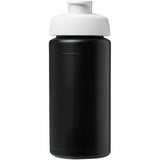 Borraccia sportiva Baseline® Plus da 500 ml con impugnatura e coperchio a scatto personalizzato con logo - Pubblienne