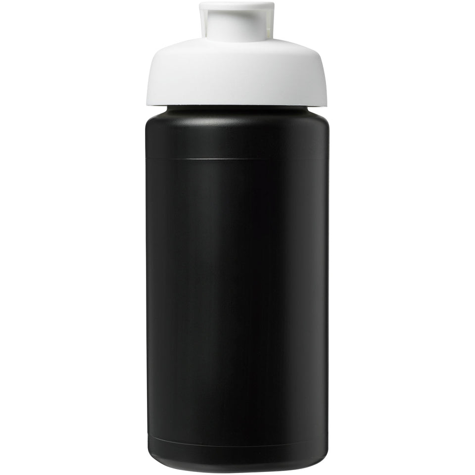 Borraccia sportiva Baseline® Plus da 500 ml con impugnatura e coperchio a scatto personalizzato con logo - Pubblienne
