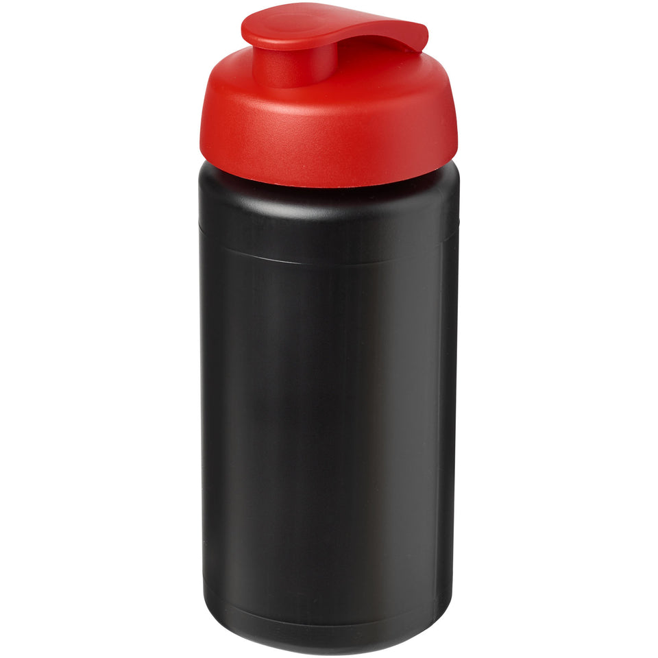 Borraccia sportiva Baseline® Plus da 500 ml con impugnatura e coperchio a scatto personalizzato con logo - Pubblienne