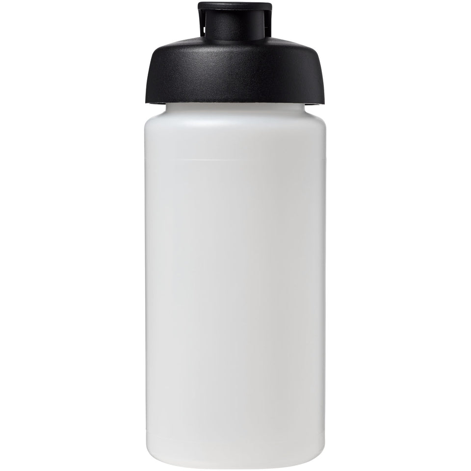 Borraccia sportiva Baseline® Plus da 500 ml con impugnatura e coperchio a scatto personalizzato con logo - Pubblienne