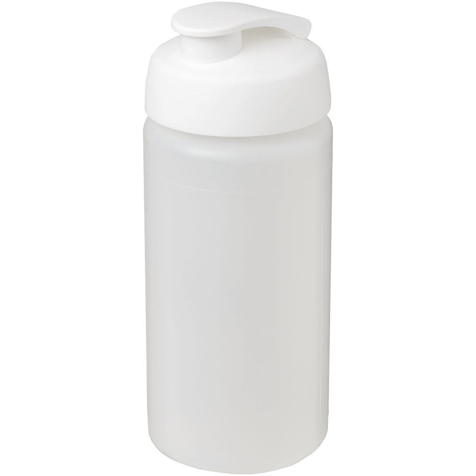 Borraccia sportiva Baseline® Plus da 500 ml con impugnatura e coperchio a scatto personalizzato con logo - Pubblienne