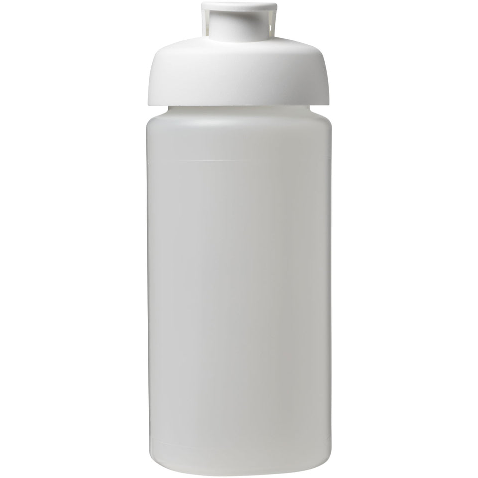 Borraccia sportiva Baseline® Plus da 500 ml con impugnatura e coperchio a scatto personalizzato con logo - Pubblienne