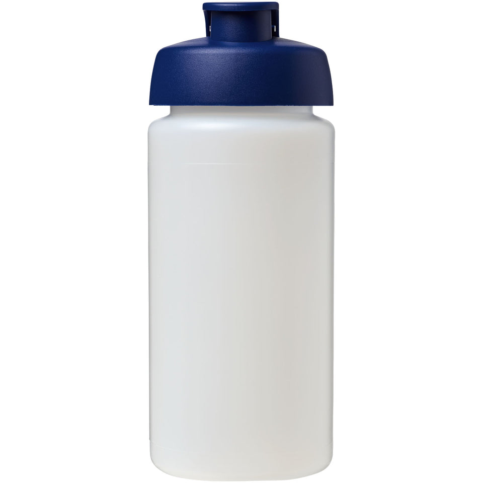 Borraccia sportiva Baseline® Plus da 500 ml con impugnatura e coperchio a scatto personalizzato con logo - Pubblienne