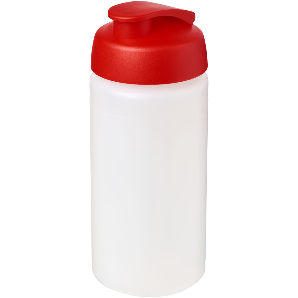 Borraccia sportiva Baseline® Plus da 500 ml con impugnatura e coperchio a scatto personalizzato con logo - Pubblienne