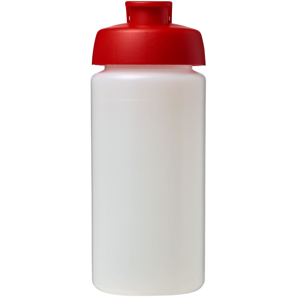 Borraccia sportiva Baseline® Plus da 500 ml con impugnatura e coperchio a scatto personalizzato con logo - Pubblienne
