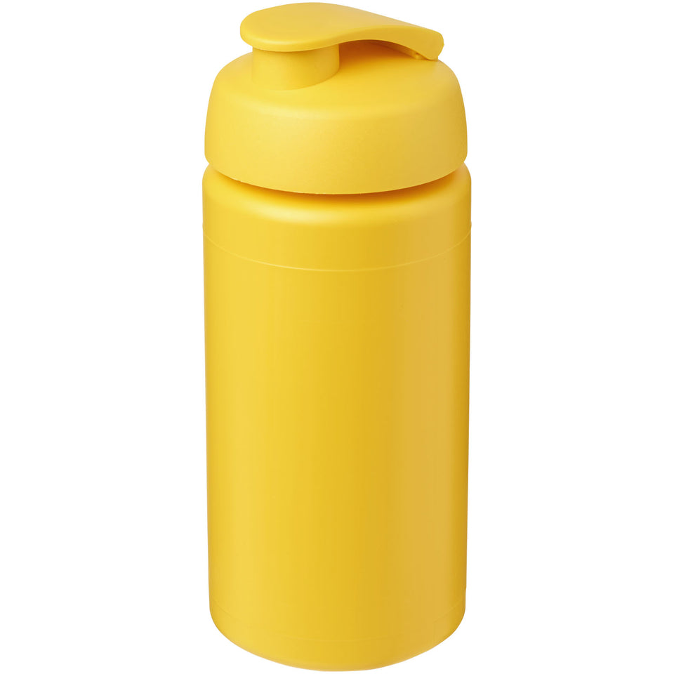 Borraccia sportiva Baseline® Plus da 500 ml con impugnatura e coperchio a scatto personalizzato con logo - Pubblienne