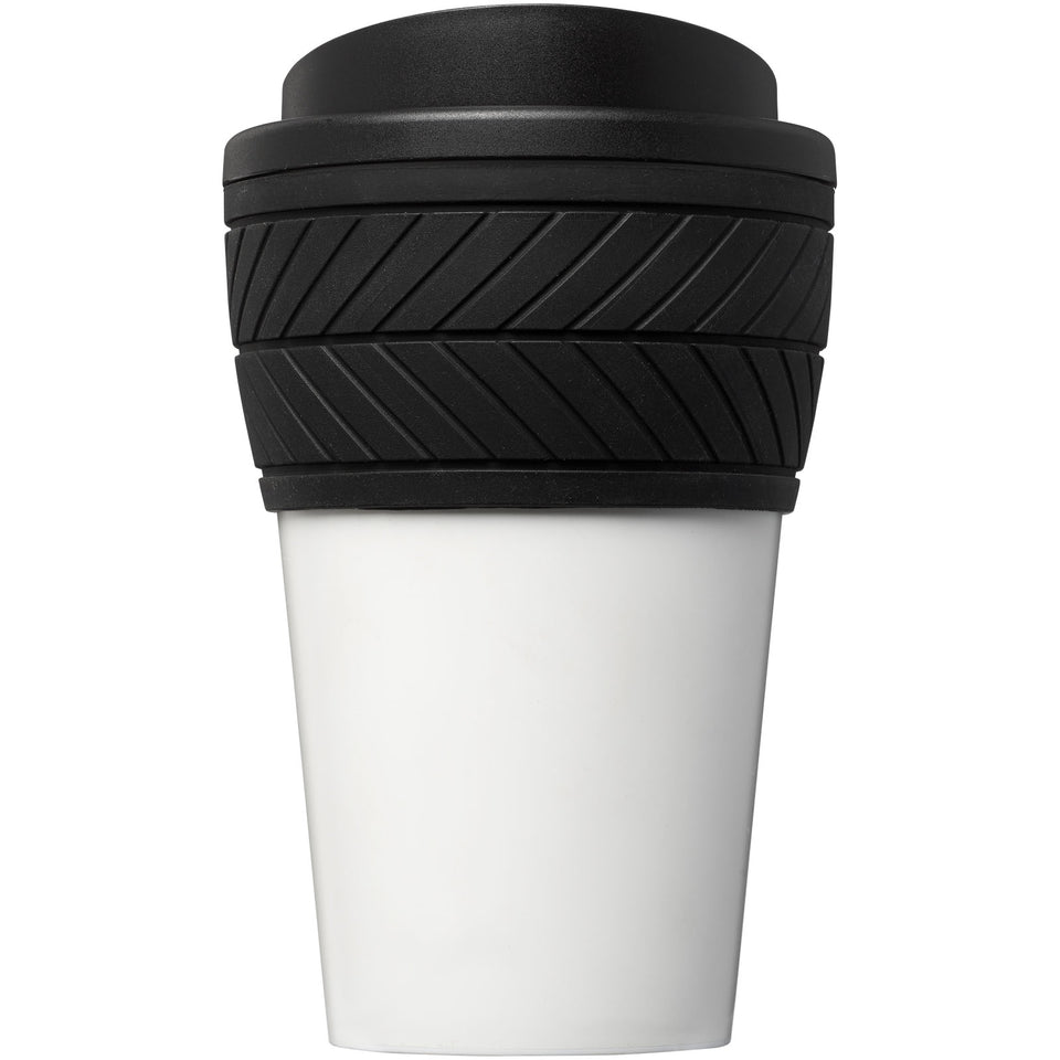 Tazza termica Brite-Americano® da 350 ml con Tyre-grip personalizzato con logo - Pubblienne