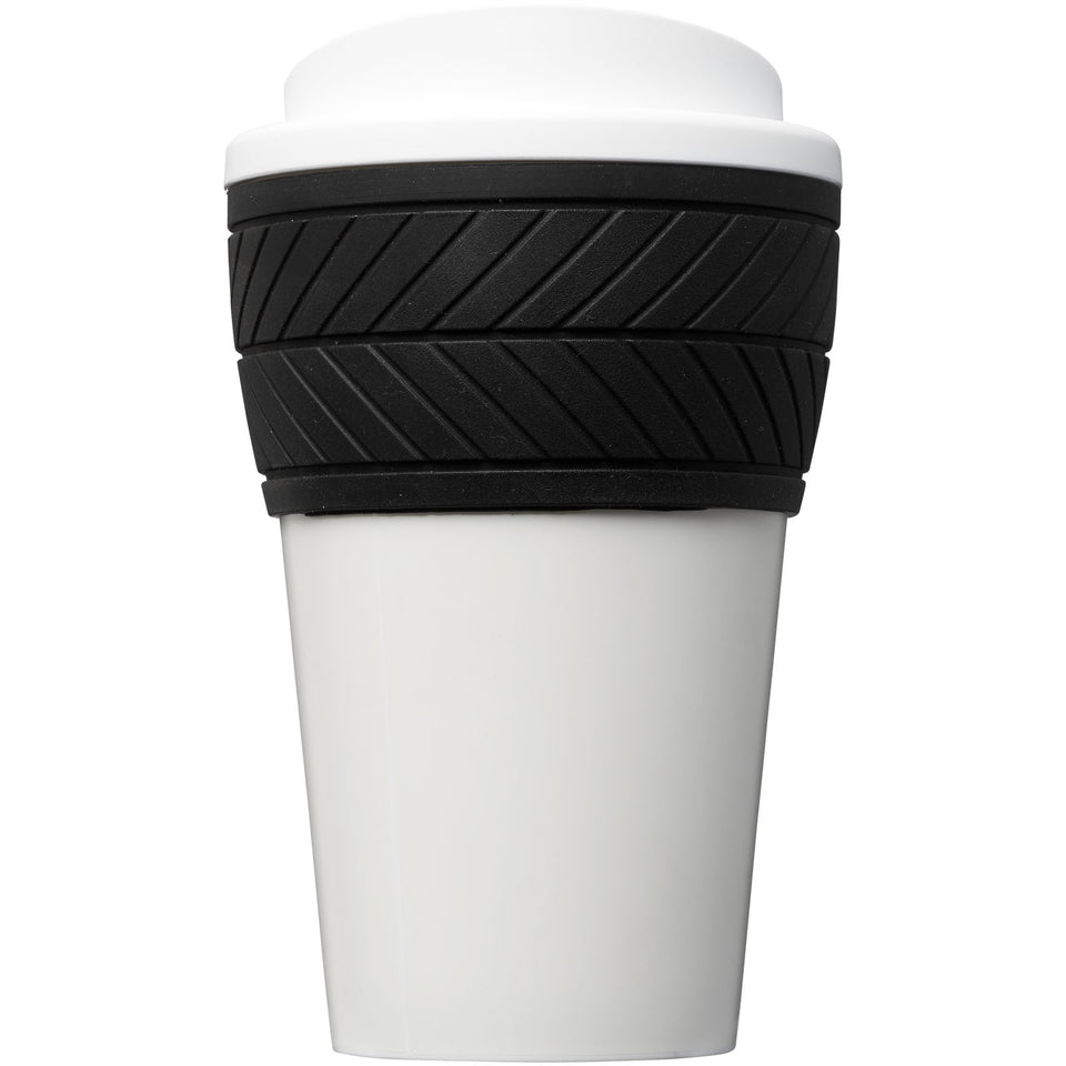 Tazza termica Brite-Americano® da 350 ml con Tyre-grip personalizzato con logo - Pubblienne