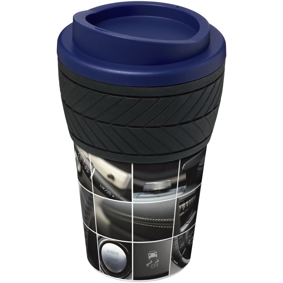 Tazza termica Brite-Americano® da 350 ml con Tyre-grip personalizzato con logo - Pubblienne