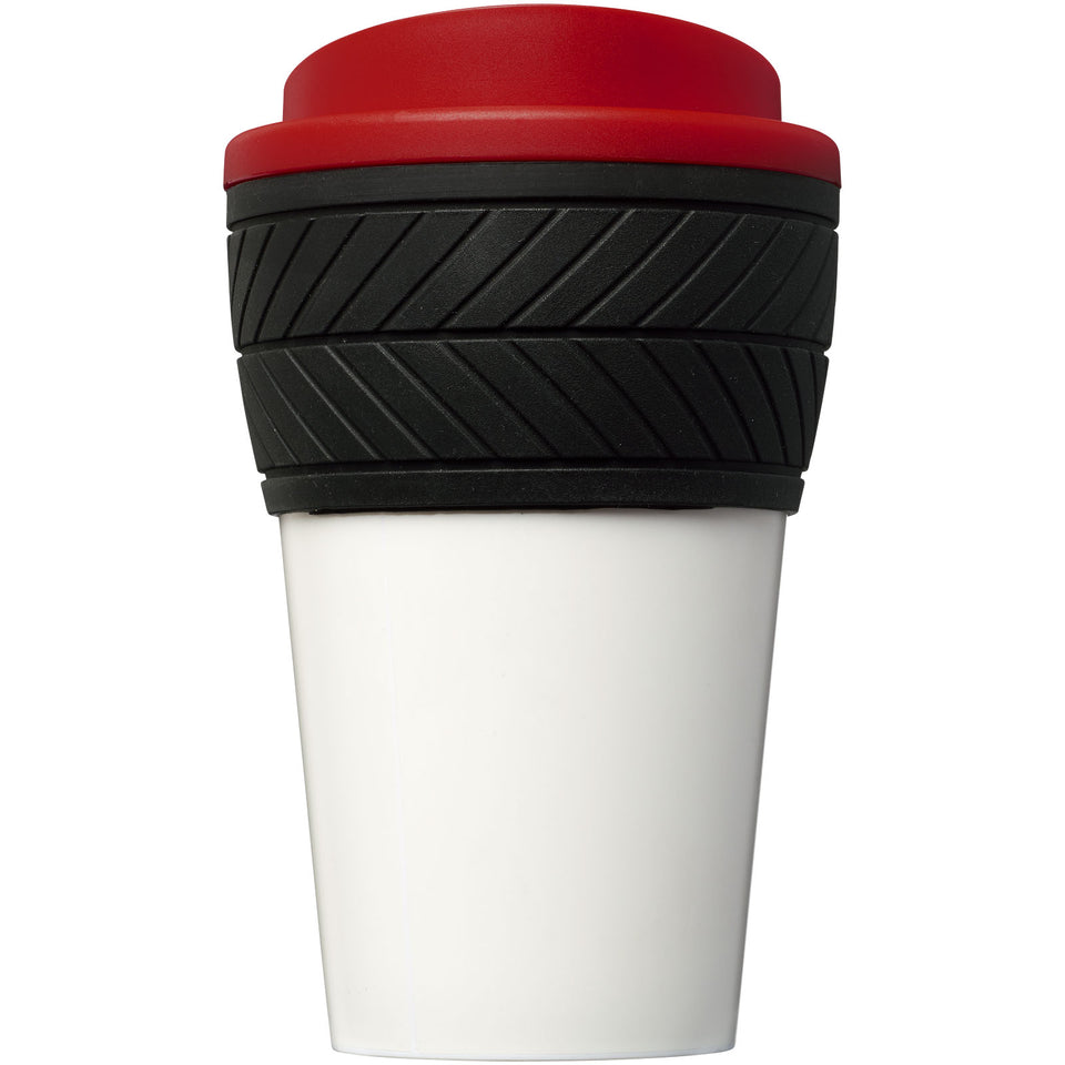 Tazza termica Brite-Americano® da 350 ml con Tyre-grip personalizzato con logo - Pubblienne