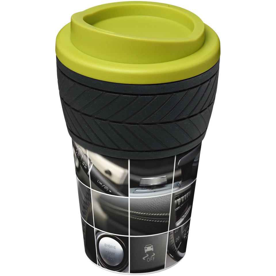 Tazza termica Brite-Americano® da 350 ml con Tyre-grip personalizzato con logo - Pubblienne