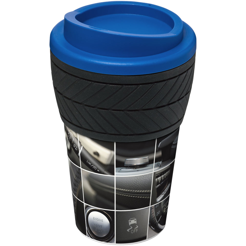 Tazza termica Brite-Americano® da 350 ml con Tyre-grip personalizzato con logo - Pubblienne