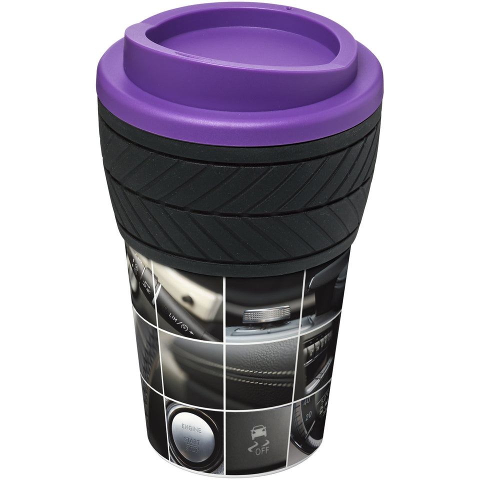 Tazza termica Brite-Americano® da 350 ml con Tyre-grip personalizzato con logo - Pubblienne