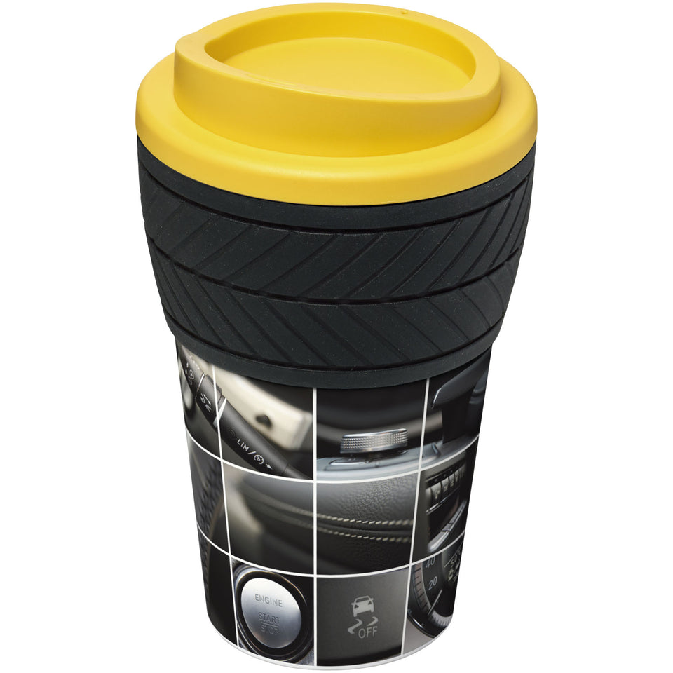 Tazza termica Brite-Americano® da 350 ml con Tyre-grip personalizzato con logo - Pubblienne