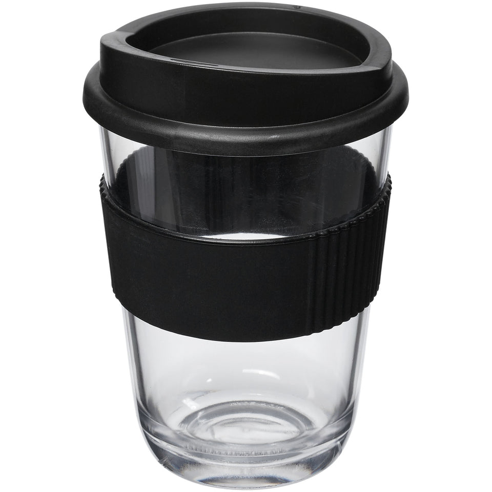 Bicchiere Americano® Cortado da 300 ml con impugnatura personalizzato con logo - Pubblienne