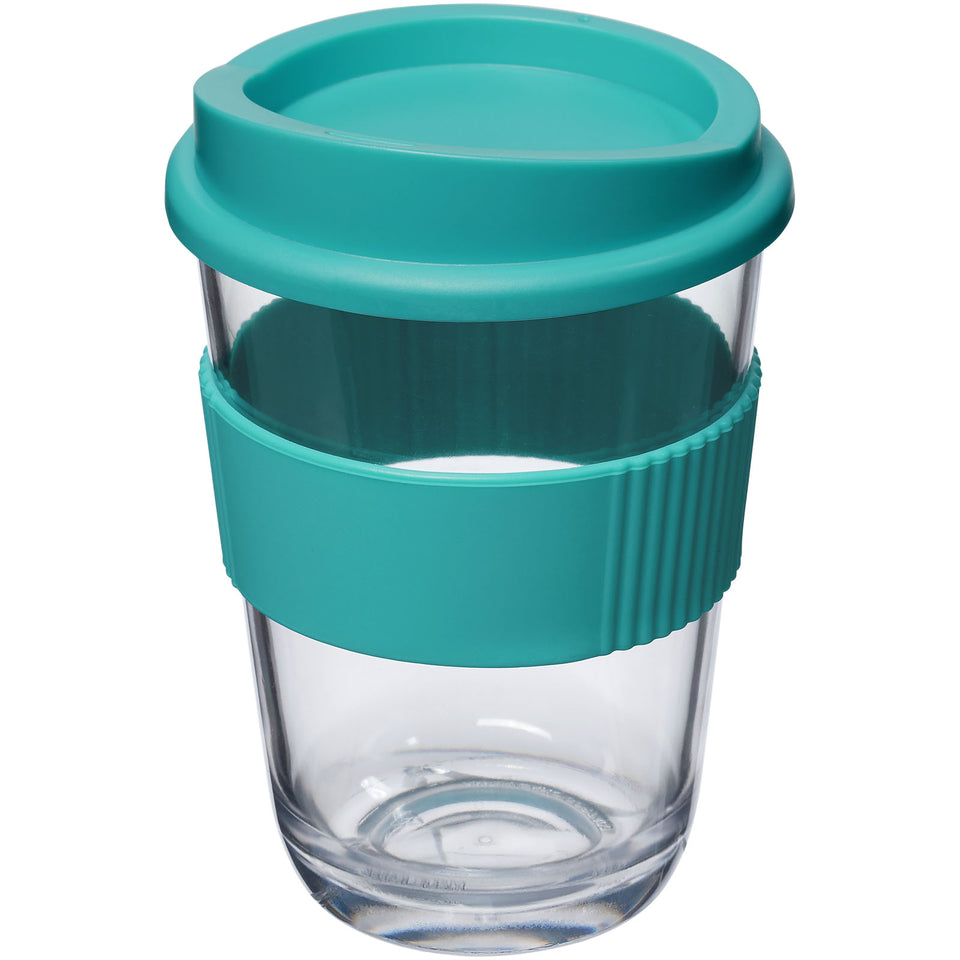 Bicchiere Americano® Cortado da 300 ml con impugnatura personalizzato con logo - Pubblienne