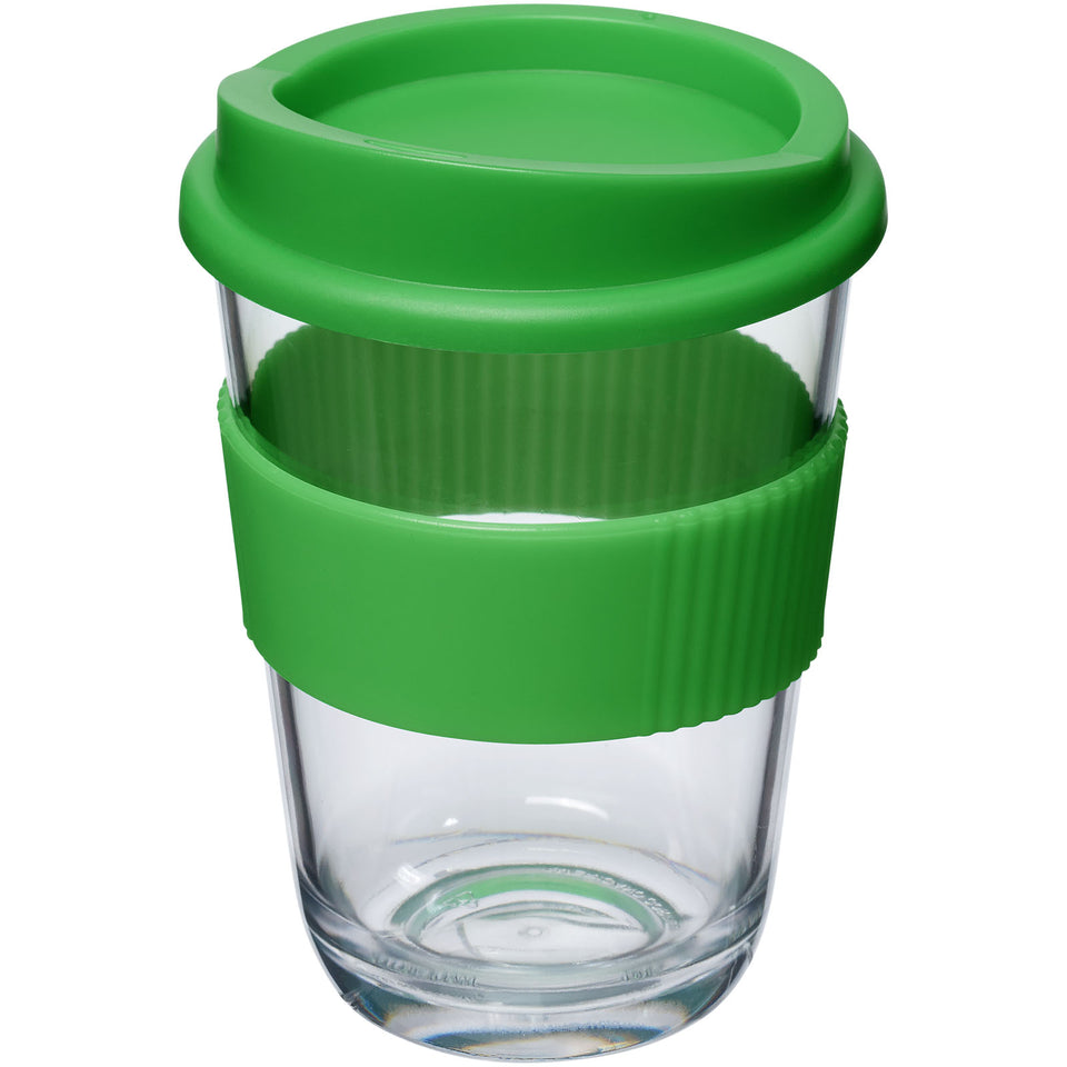 Bicchiere Americano® Cortado da 300 ml con impugnatura personalizzato con logo - Pubblienne