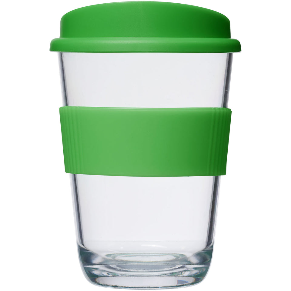 Bicchiere Americano® Cortado da 300 ml con impugnatura personalizzato con logo - Pubblienne