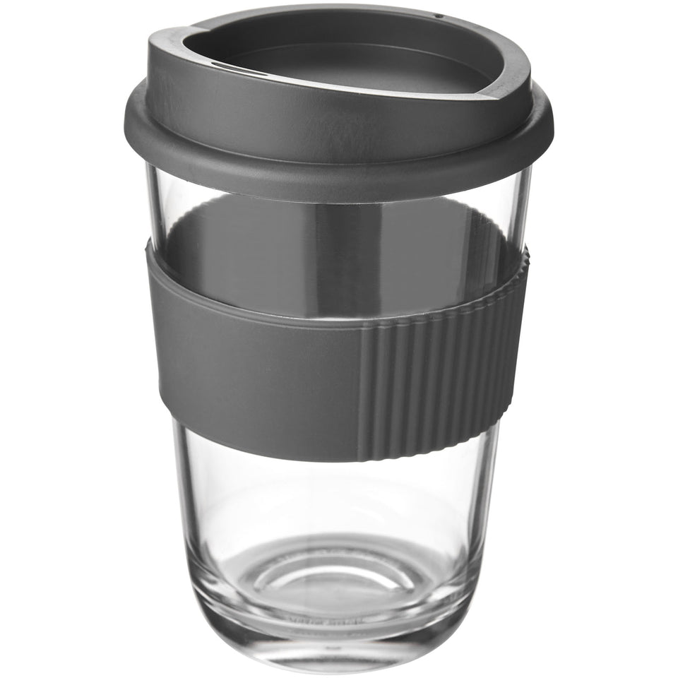 Bicchiere Americano® Cortado da 300 ml con impugnatura personalizzato con logo - Pubblienne