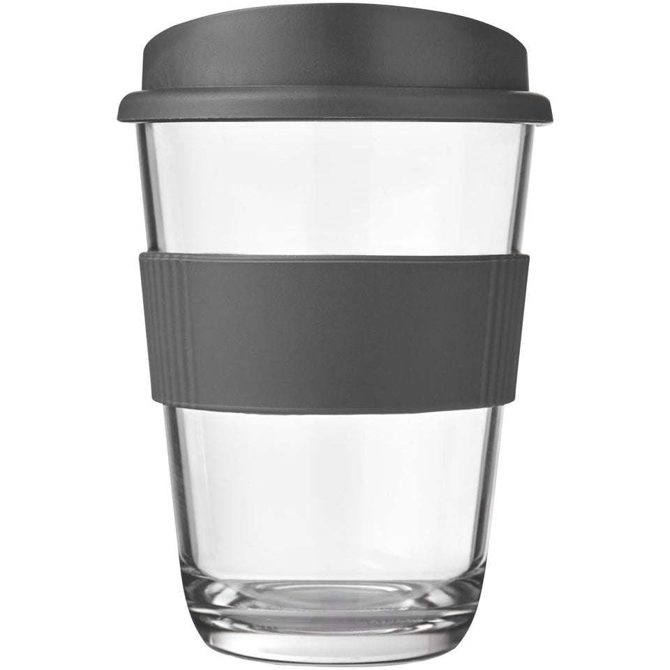 Bicchiere Americano® Cortado da 300 ml con impugnatura personalizzato con logo - Pubblienne