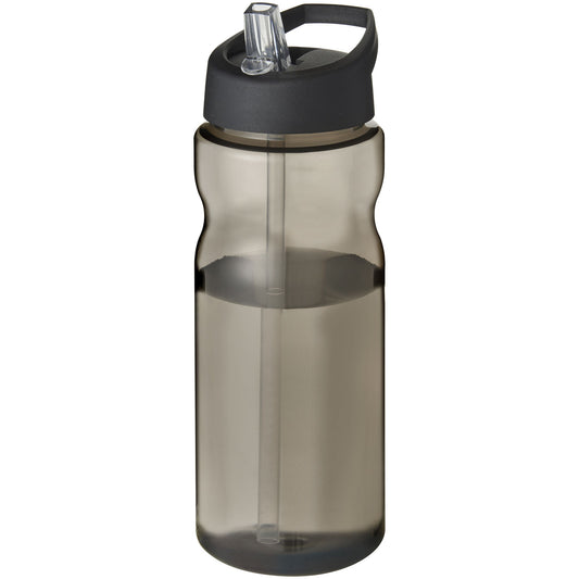 Borraccia sportiva H2O Active® Eco Base da 650 ml con coperchio con beccuccio personalizzato con logo - Pubblienne
