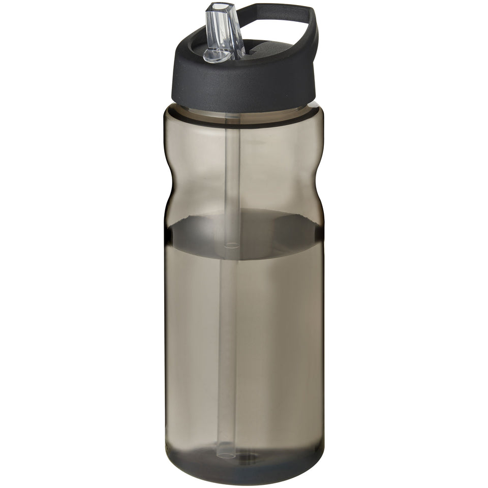 Borraccia sportiva H2O Active® Eco Base da 650 ml con coperchio con beccuccio personalizzato con logo - Pubblienne