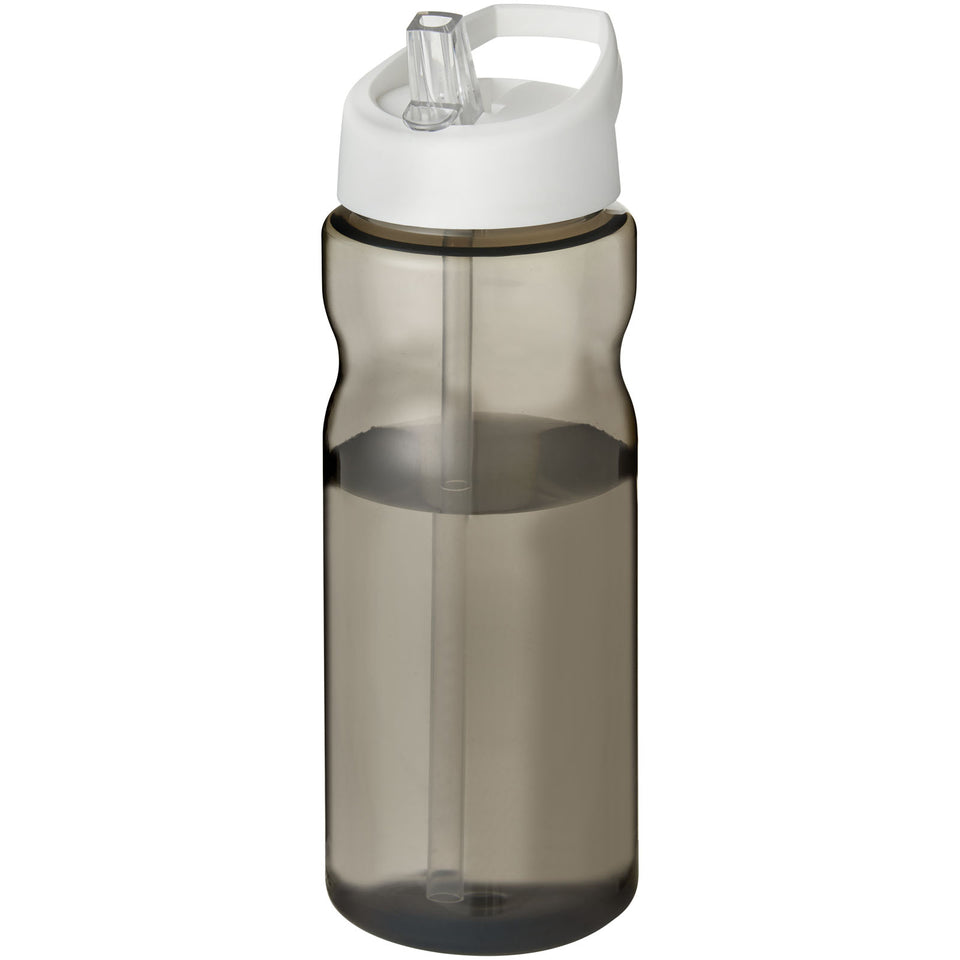 Borraccia sportiva H2O Active® Eco Base da 650 ml con coperchio con beccuccio personalizzato con logo - Pubblienne
